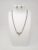 Circular Pattern Necklace Set with Earrings for Women