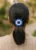 Handmade Crochet Evil Eye Hair Band – Cute Protective Rubber Band Hair Tie for Women & Girls (Pack of 1)