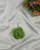 Handmade Knitted and Crochet Green Rose keychain for women and girls (Pack of 1)