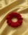 Red Handmade Knitted and Crochet Scrunchie hair tie for women and girls (Pack of 1)