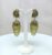 Gold Plated Peacock Design Studded Long Drop Earrings Jhumka For Women and Girls