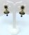Gold Plated Flower Design Studded Beaded Drop Earrings Jhumka For Women and Girls (Maroon, Red, White, Black)