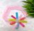 Baby Pink Flower Designed Elastic Hairband Headband for Babies Kids Girls (Pack of 1 pc)
