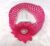 Pink Flower Floral Elastic Hairband Headband for Babies Kids Girls (Pack of 1 pc)
