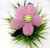 Magenta Flower Designed Hairband Headband for Women and Girls (Pack of 1 pc)