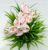 Baby Pink 2 Flowers Floral Dot Hairband Headband for Women and Girls (Pack of 1 pc)