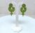 Flower Metal Dangle Earring Drops & Danglers Jhumka Earrings for Women and Girls (Green, Magenta, Purple, Yellow)