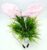 Baby Pink Flower Printed Knotted Bow Hairband Headband for Women and Girls (Pack of 1 pc)