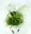 Mint Green Flower Printed Knotted Bow Hairband Headband for Women and Girls (Pack of 1 pc)