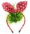 Maroon Flower Printed Knotted Bow Hairband Headband for Women and Girls (Pack of 1 pc)