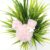 1 pc Pink Fur Bunny Hair Clip for Girls Toddlers Kids (Pink)- Pack of 1 Pc