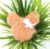 1 pc Orange Fur Bunny Hair Clip for Girls Toddlers Kids (Orange)- Pack of 1 Pc