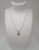 Gold Plated Chain With Solitaire Diamond In Circle Shape Pendant For Women (Pack of 1)