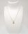 Gold Plated Chain With Solitaire Diamond in Flower Shape Pendant For Women (Pack of 1 pc)