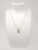 Gold Plated Circle Pendant Necklace for Women