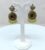 Gold-Plated Circular Shape studded long Drop Earrings For Women and Girls