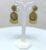 Gold-Plated Circular studded long Drop Earrings For Women and Girls