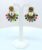 Gold Plated Unique Design Multicolor Partywear Earring for Women and Girls