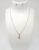 Gold Plated Pendant Necklace Set with Earrings, Ring, Chain for Women