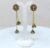 Gold Plated Maroon Peacock Design Studded Long Drop Earrings Jhumka For Women and Girls