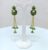 Gold Plated Studded Long Drop Earrings For Women and Girls (Green, Gold)