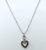 Silver Plated Heart Pendant Necklace with Chain for Women & Girls (Pack of 1 pc)