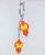 Double Red & Yellow Avengers Iron man Key Chain for Men and Women (Pack of 1 pc)