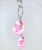 Double Kitty Cat On Moon Rubber keyring Key Chain for Men and Women (Pack of 1 pc)
