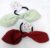 Maroon, Cyan Knot Bow Rubber Bands Hair Ponytail for Kids Girls and Women (Pack of 2 pcs)