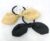 Yellow, Black Knot Bow Rubber Bands Hair Ponytail for Kids Girls and Women (Pack of 2 pcs)