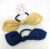 Yellow, Blue Knot Bow Rubber Bands Hair Ponytail for Kids Girls and Women (Pack of 2 pcs)