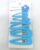 7 pcs Sky Blue Korean Style Barrettes Women’s Hairpin Hair Accessories (1 Card Set)