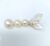 White Korean Style Pearl Bead Barrettes Women’s Hairpin Hair Accessories (Pack of 1 pc)