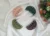 Pink, Brown, Green, and Blue Medium Size Matte Clutchers/Hair Claw Clips for women and girls (Pack of 4 pcs)