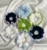 Multicolor Handmade Crochet Scrunchie hair tie for women and girls (Pack of 7)