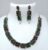 Multicolored Stone Necklace with Stud Earrings/Jewellery Set for Women