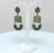 Dark Blue Peacock Design Stud Jhumka Earrings For Women and Girls