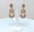 Baby Pink Peacock Design Stud Jhumka Earrings For Women and Girls