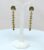 Gold Plated Peacock Design Studded Long Drop Layered Earrings Jhumka For Women and Girls