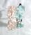 Cyan and Rose Pearl Beaded Bow Hairband Headband for Women and Girls (Pack of 2 pcs)