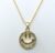 Gold Plated Smile Pendant Necklace with Chain for Women & Girls (Pack of 1 pc)