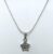 Silver Plated Unique Star Pendant Necklace with Chain for Women & Girls (Pack of 1 pc)