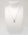 Gold Plated Oval Shape Chain With Solitaire Diamond Pendant For Women (Pack of 1 pc)