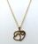 Triple Heart Design Gold Plated Pendant Necklace with Stud Earrings for Women & Girls (Pack of 1 pc)