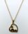 Heart Design Gold Plated Pendant Necklace with Stud Earrings for Women & Girls (Pack of 1 pc)