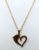 Dolphin Heart Design Gold Plated Pendant Necklace with Stud Earrings for Women & Girls (Pack of 1 pc)