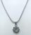 Silver Plated Flower Shape Pendent Necklace with Chain for Women & Girls (Pack of 1 pc)