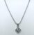 Silver Plated Square Shape Pendent Necklace with Chain for Women & Girls (Pack of 1 pc)