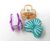 3 pcs Multicolor Small Plastic Hair Clutcher/Hair Claw Clip Strong Hold Hair Clutcher For Women & Girls( Teal, Purple, Brown)- Pack of 3 Pcs