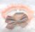 Rose Polka Dot Bow Elastic Hairband Headband for Babies Kids Girls (Pack of 1 pc)